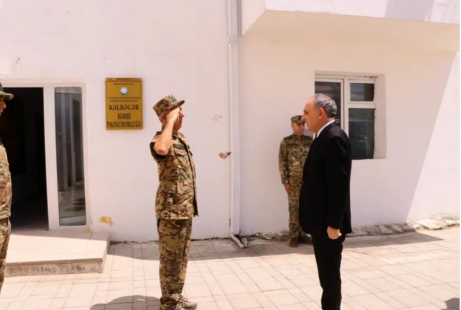 Kamran Əliyev Kəlbəcərdə prokurorluq oraqanlarının xidməti fəaliyyəti ilə tanış olub