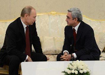 Sərkisyan Putini strateji əməkdaşlığa səsləyib<b style="color:red"></b>