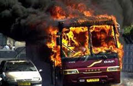 Bakıda avtobus yandı, ölən və yaralananlar var<b style="color:red"></b>