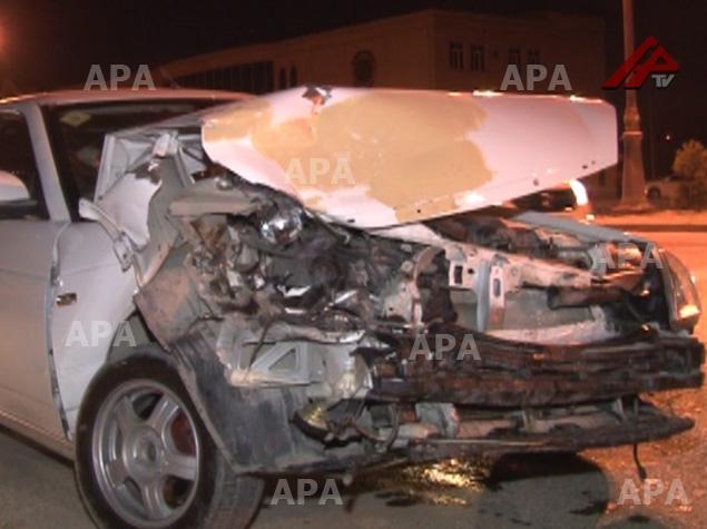 Bakıda zəncirvari qəza baş verib<b style="color:red"></b>