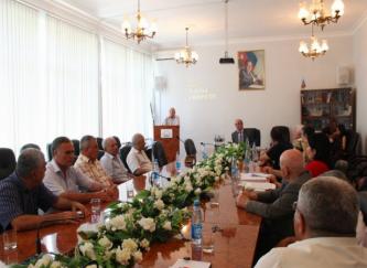 BSU-da "Azərbaycanın regionları. Yeni inkişaf dövrü" kitabının müzakirəsi keçirildi<b style="color:red"></b>
