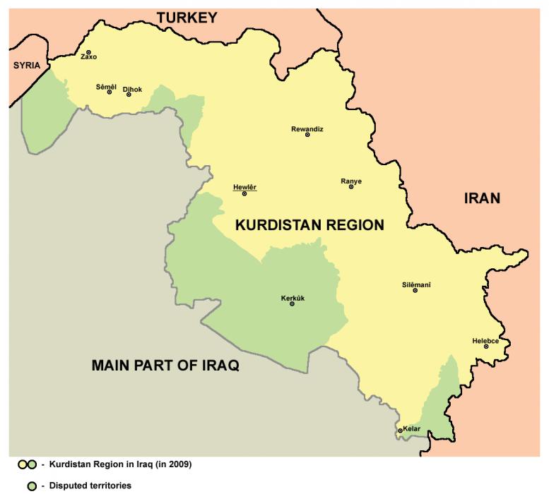 Müstəqil Kürdüstan hansı torpaqlarda yaradılır?<b style="color:red"></b>