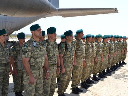 Sülhməramlılarımız Vətənə qayıdıblar<b style="color:red"></b>