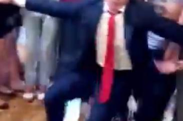 Ukraynalı deputat həmkarını noqdauna saldı - <b style="color:red">Video</b>