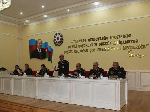 Daxili Qoşunlarda hərbi intizam yaxşılaşıb<b style="color:red"></b>