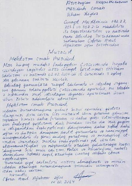 Rəsul Cəfərov İlham Əliyevə əfv olunması üçün müraciət edib<b style="color:red"></b>