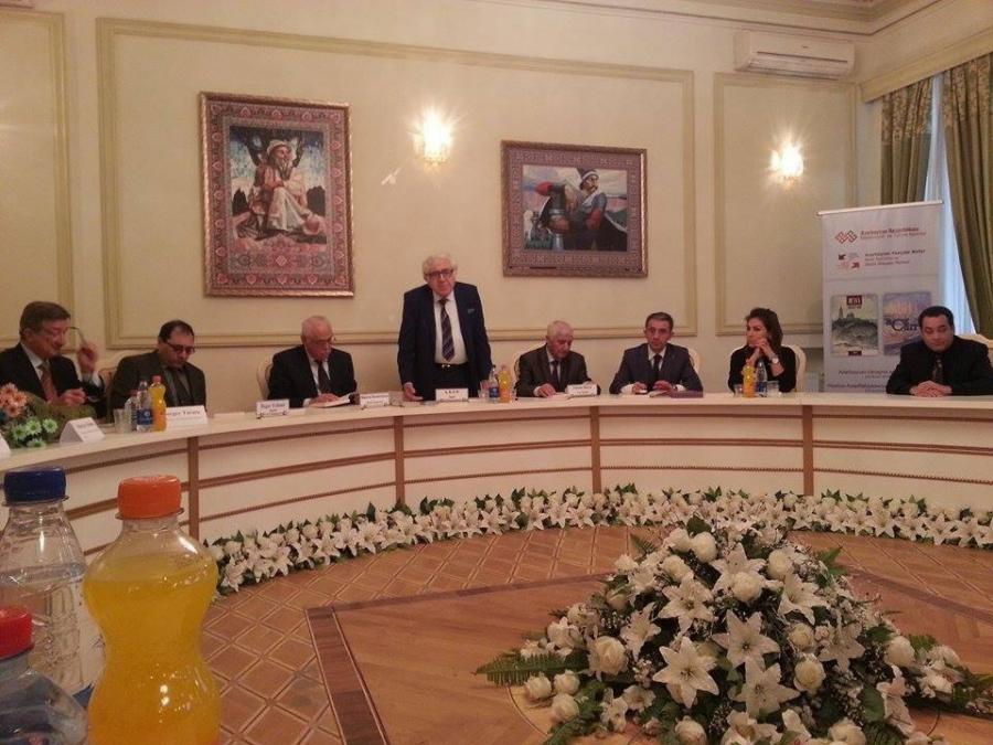Yazıçılar Birliyində Ukrayna nümayəndə heyəti ilə görüş keçirilib<b style="color:red"></b>