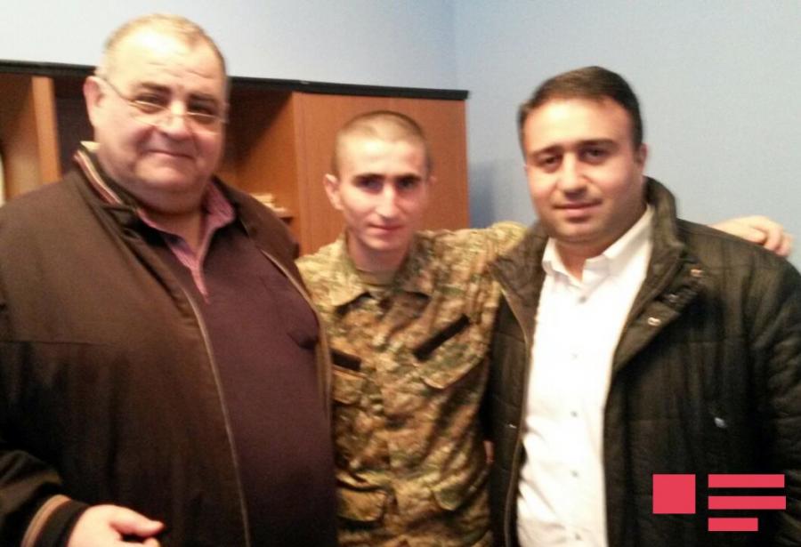 Hüquq müdafiəçiləri əsir erməni hərbçi görüşüblər<b style="color:red"></b>