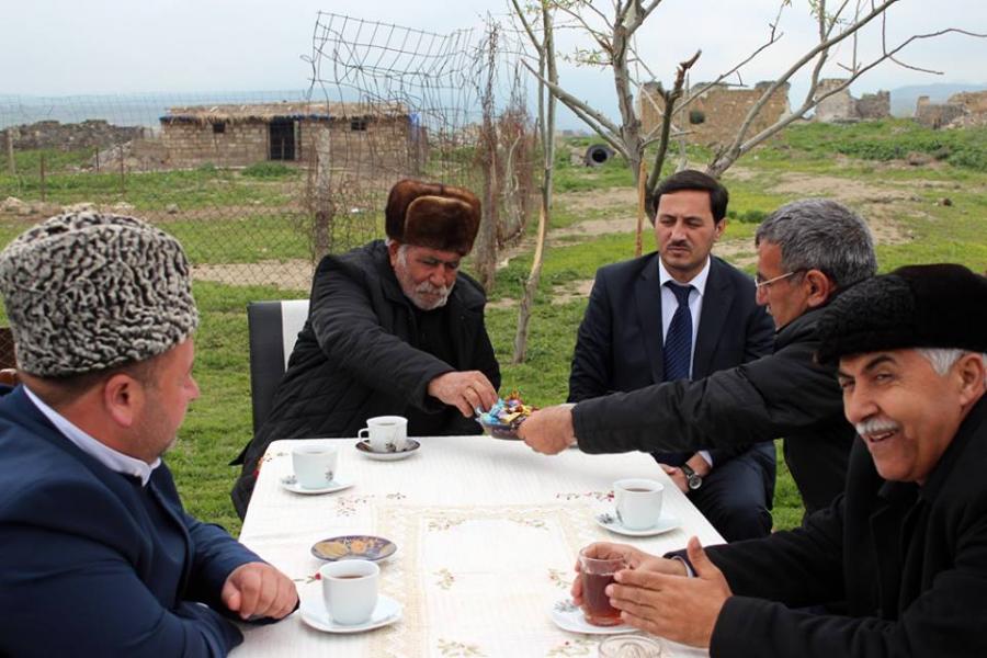 “Yeni Üfüq” cəbhə bölgəsində - <b style="color:red">Fotolar</b>