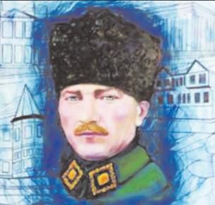 Azərbaycanlı gənc rəssamın əsəri “Atatürk evi” muzeyində<b style="color:red"></b>