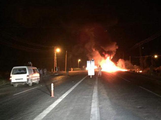 PKK terrorçuları İğdır-Naxçıvan yolunda yük avtomobilinə od vurub<b style="color:red"></b>