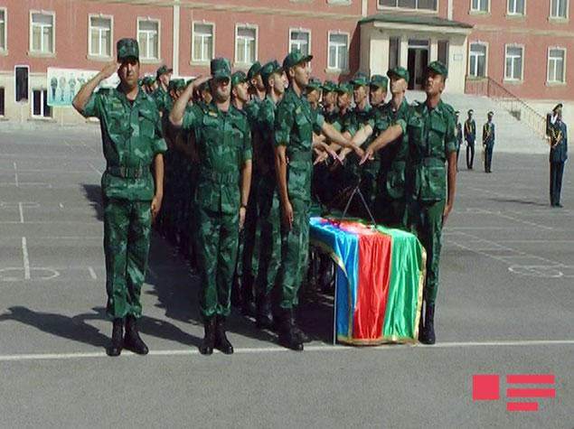 Dövlət Sərhəd Xidmətinin əsgərləri and içib<b style="color:red"></b>
