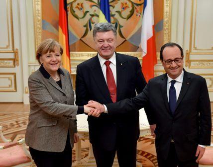 Poroşenko, Merkel və Olland Putin üçün “qırmızı xətt” cızdılar<b style="color:red"></b>
