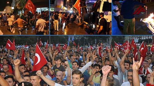 Ankarada etirazçılar HDP-nin qərargahına hücum ediblər<b style="color:red"></b>