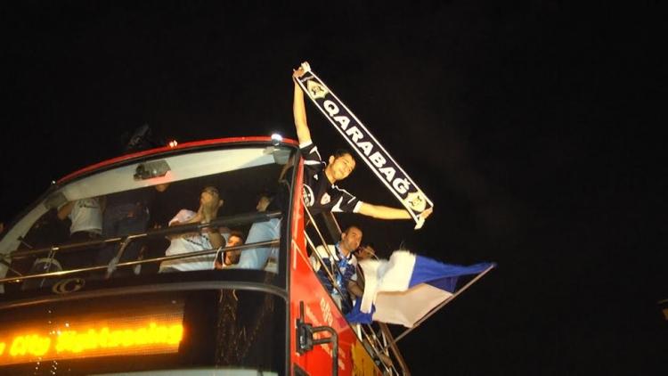 "Qarabağ" azarkeşlərinin qələbə sevinci<b style="color:red"></b>