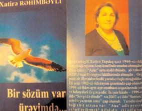 "Bir sözüm var ürəyimdə..." haqqında ürək sözlərim<b style="color:red"></b>