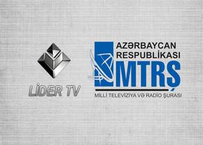 “Lider” TV Milli Televiziya və Radio Şurasını məhkəməyə verdi<b style="color:red"></b>