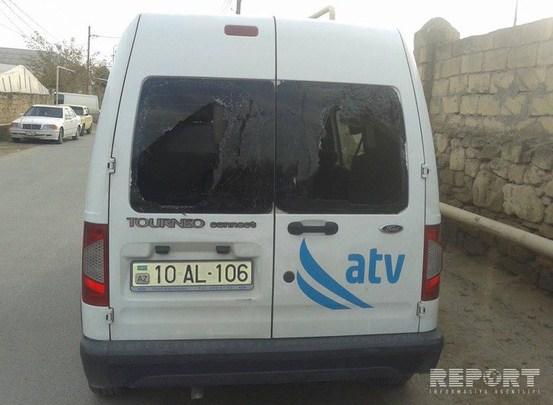 Nardaranda ATV-nin avtomobili daşa basılıb, sürücüsü döyülüb <b style="color:red"></b>