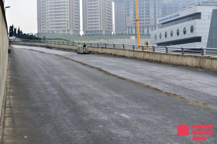 Avtovağzaldakı sürüşmə zonasında 5 istinad divarı tikilib<b style="color:red"></b>
