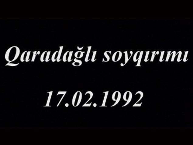 Qaradağlı qətliamından 24 il ötür<b style="color:red"></b>