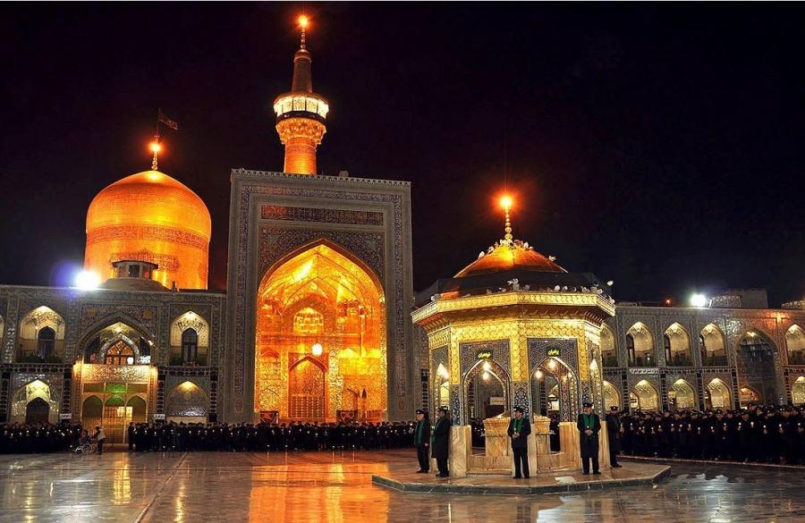 Şah Abbas və Nadir şahın qızıl minarə tikdirdiyi İmam Rza hərəmi - <b style="color:red">Video</b>
