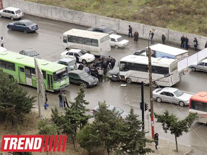 Nobel prospektində ağır yol qəzası olub<b style="color:red"></b>