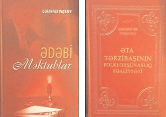 Qəzənfər Paşayevin yeni kitabları təqdim olunub<b style="color:red"></b>