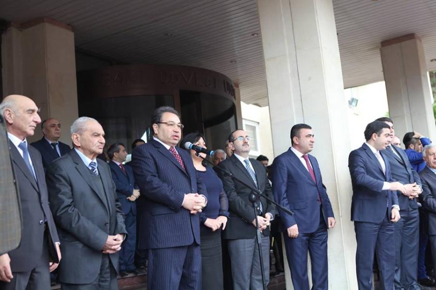 Tələbələrdən orduya dəstək - <b style="color:red">Fotoreportaj</b>