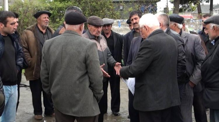 Qardabaninin Nəzərli kəndində etiraz aksiyası <b style="color:red"></b>
