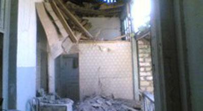 Mingəçevirdə bina uçdu, 4 nəfər dağıntılar altında qaldı<b style="color:red"></b>
