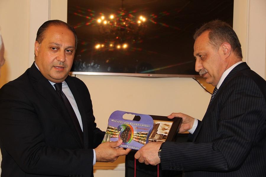 İordaniya səfiri Bilik Fondunda - <b style="color:red">Fotolar</b>