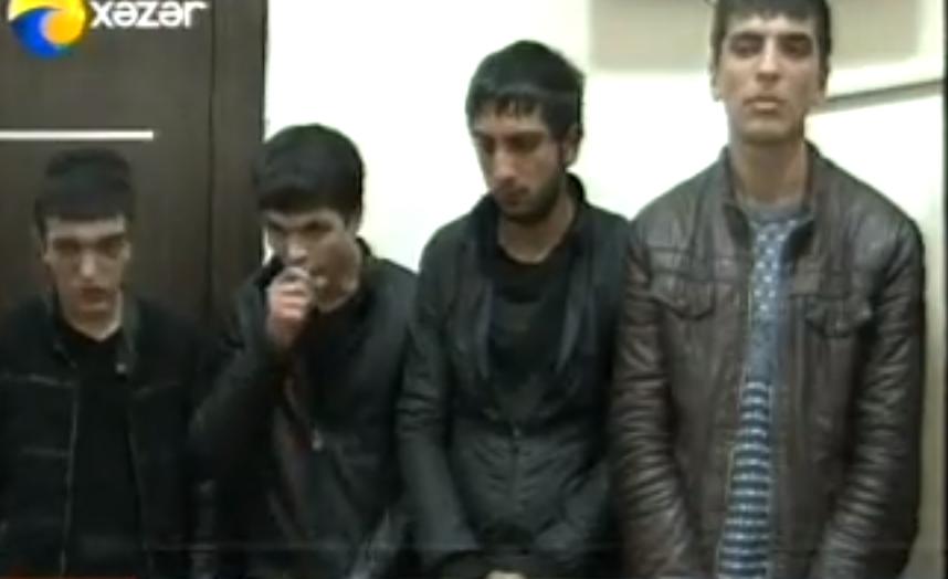 Bulvarda uşaqları qorxudan dəstə saxlanılıb <b style="color:red">(VİDEO)</b>