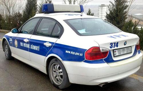 Bakıda xarici vətəndaş yol polisini  döydü <b style="color:red"></b>