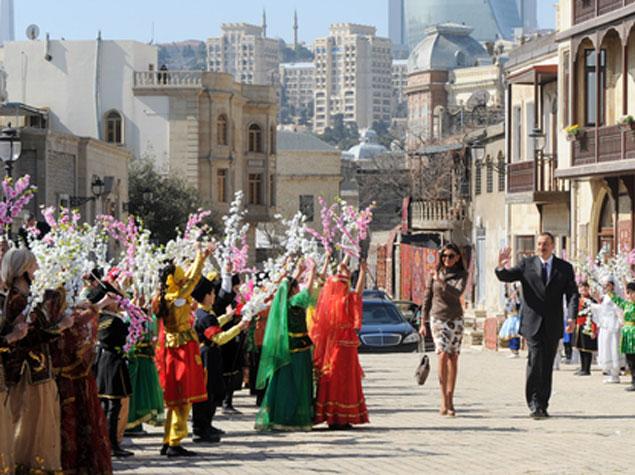 Azərbaycan prezidenti Novruz şənliklərində iştirak edib<b style="color:red"></b>