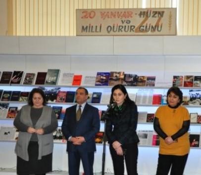 Milli Kitabxanada “20 Yanvar - hüzn və milli qürur günü” sərgisi <b style="color:red"></b>