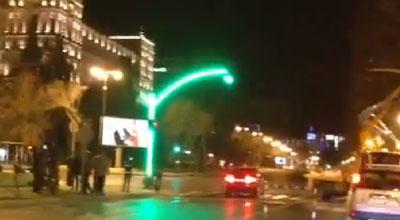 Bakıda yeni işıqfor quraşdırılıb<b style="color:red"> (Foto)</b>
