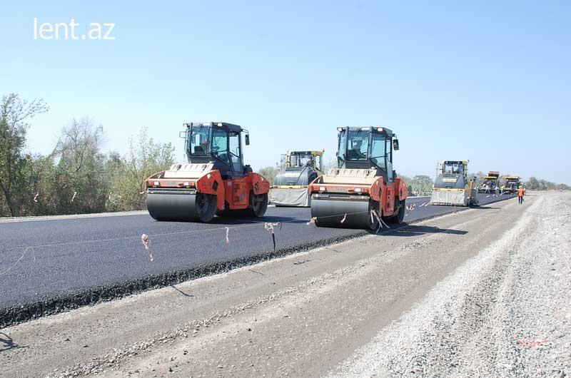 Azərbaycanda magistral yol təmir olunur<b style="color:red"></b>