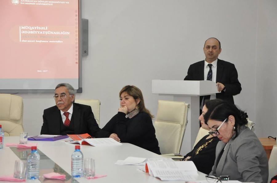 “Müqayisəli ədəbiyyatşünaslığın aktual problemləri” araşdırılıb<b style="color:red"></b>