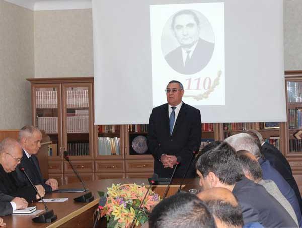 Məhəmmədhüseyn Təhmasibin 110 illiyi qeyd edildi<b style="color:red"></b>