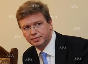 Ştefan Füle Azərbaycana səfər edəcək<b style="color:red"></b>