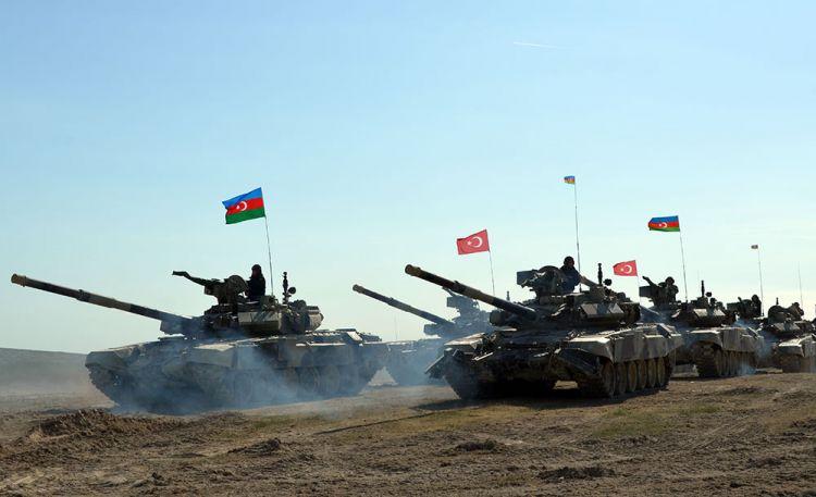 Azərbaycan-Türkiyə təlimlərində döyüş elementləri yerinə yetirildi<b style="color:red"></b>