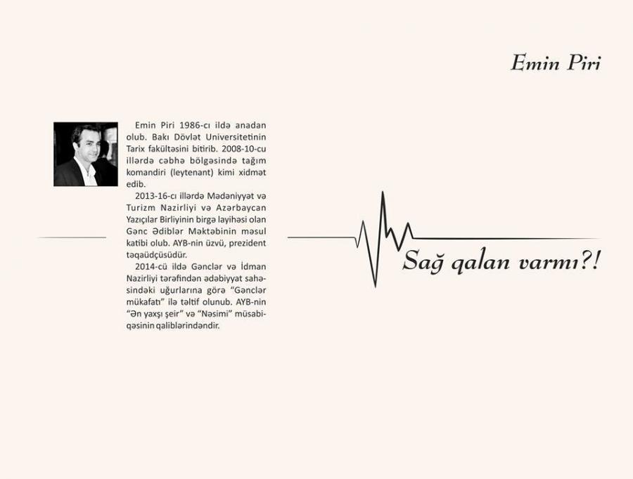 Emin Piridən yeni kitab<b style="color:red"></b>