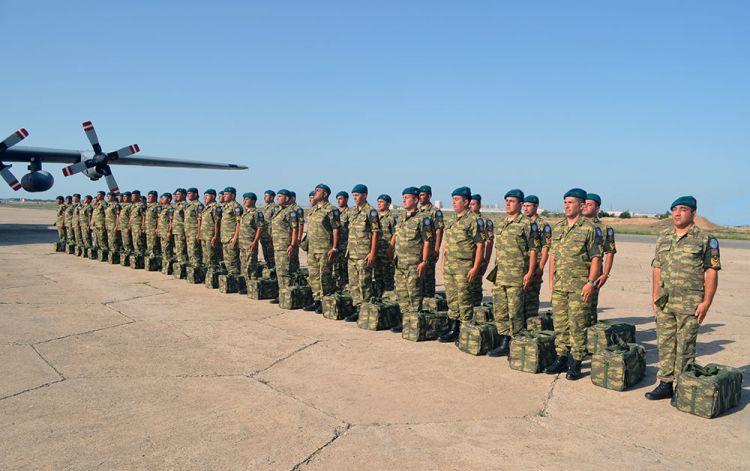 Sülhməramlıların bir qrupu Əfqanıstana yola salındı<b style="color:red"></b>