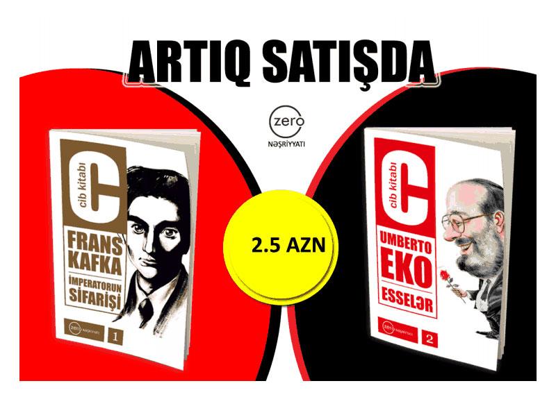 Kafka və Ekonun azərbaycan dilində <b style="color:red">yeni kitabları </b>