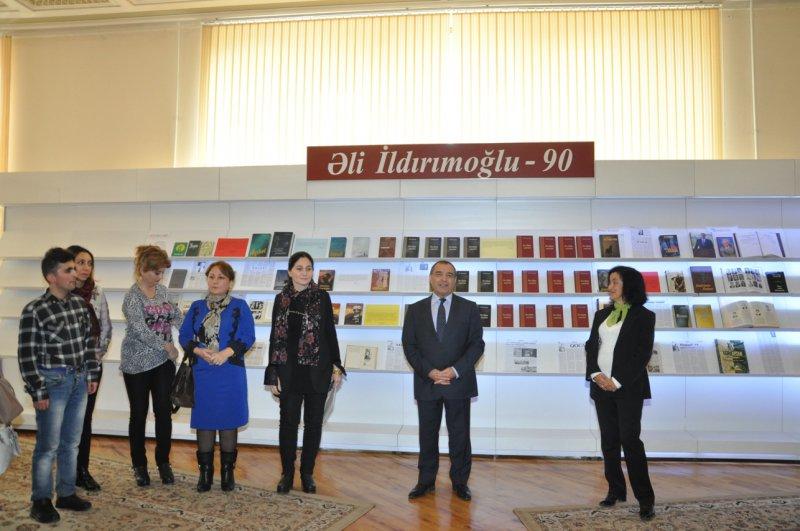 "Əli İldırımoğlu-90" adlı kitab sərgisi açıldı<b style="color:red"></b>