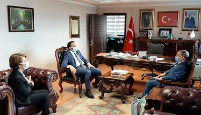 Milli Kitabxananın direktoru Türkiyə Milli Kitabxanasında olub