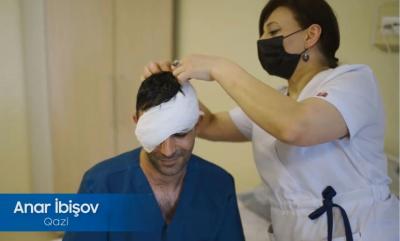 İsrailli həkimlər tərəfindən qazilərimizə 58 protez göz taxılıb - Video