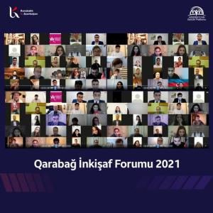 “Qarabağ inkişaf forumu – 2021” mövzusunda onlayn tədbir keçirilib