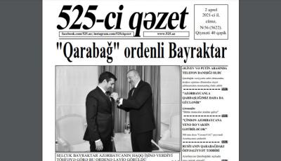 "525-ci qəzet"in 2 aprel sayında nələr var? - ANONS