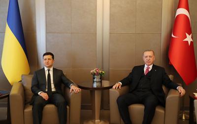 Türkiyə və Ukrayna prezidentləri görüşdü
